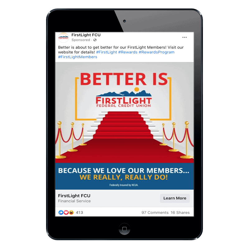 FirstLight Federal Credit Union - Evolve 7 Digital Marketing